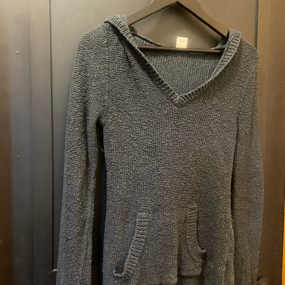 Roxy Charcoal Knit Sweater